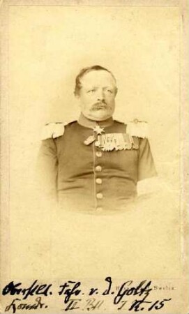 Bildnis von Kuno Freiherr von der Goltz (1817-1897)