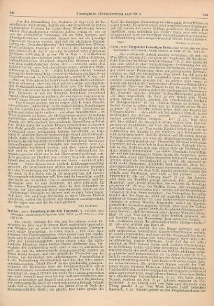 545-546 [Rezension] Weiser, Artur, Einleitung in das Alte Testament