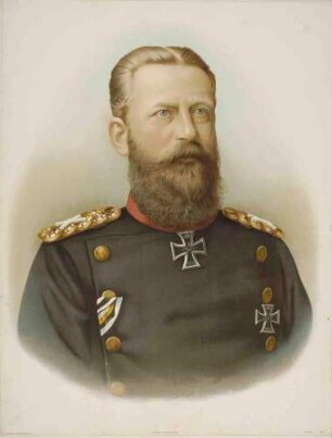 Kaiser Friedrich III., König von Preußen in Uniform und Orden, Brustbild