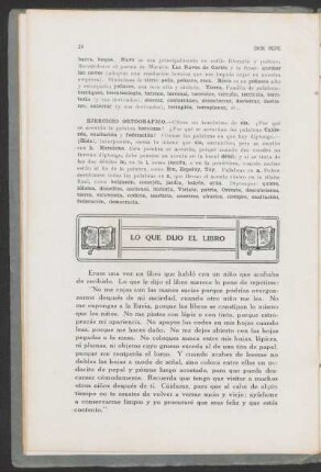 Lo que dijo el libro