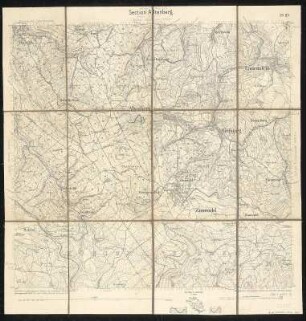 Äquidistantenkarte119 : Section Altenberg, 1904 : Section Altenberg. - 1:25000. - Leipzig: Giesecke & Devrient, 1904. - 1 Kt.