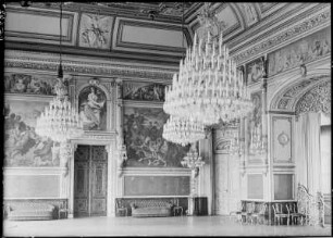 Residenzschloss Dresden, Großer Ballsaal : Dresden. Residenzschloss, Nordflügel. Großer Ballsaal (1846; O. v. Wolframsdorf). Saalecke