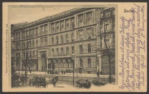 Ansichtskarte Dienstgebäude der Victoria, Lindenstraße [1/2]