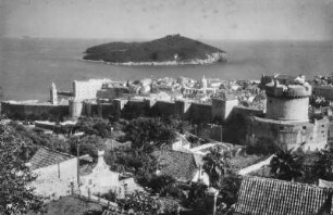 Festung von Dubrovnik (Jugoslawienreise Leonhardt 1927)