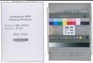 Entnazifizierung Franz Koch , geb. 28.10.1905 (Arzt)