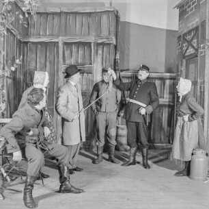 Sorbisches Volkstheater : Sorbisches Volkstheater. Szenenfoto aus einer Aufführung