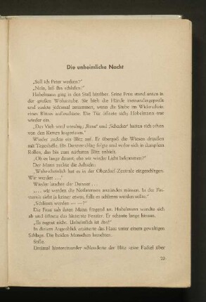 Die unheimliche Nacht