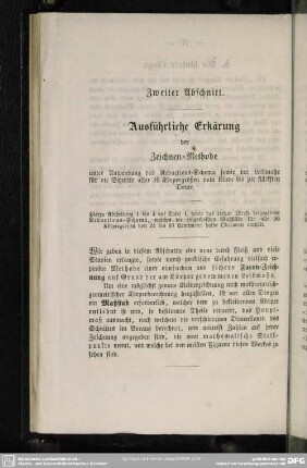 Zweiter Abschnitt. Ausführliche Erklärung der Zeichnen-Methode