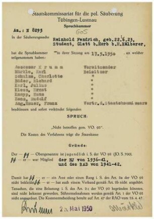 Fendrich, Reinhold