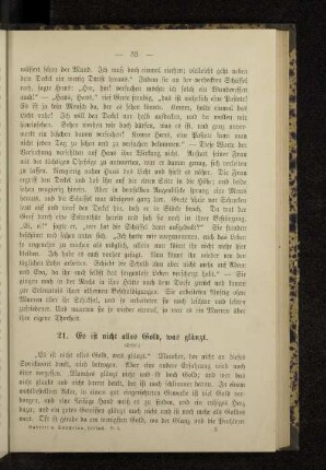 21. Es ist nicht alles Gold, was glänzt.