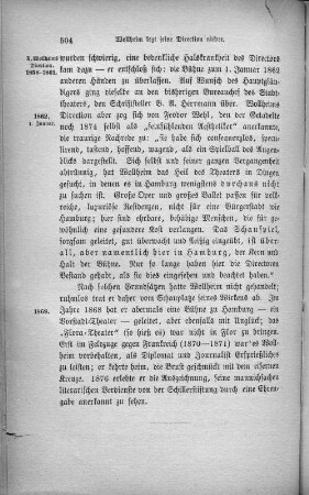 Wollheim legt seine Direction nieder.
