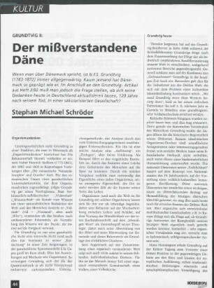 Grundtvig II: Der mißverstandene Däne