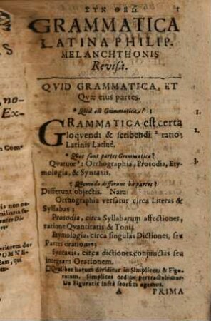 Grammatica latina
