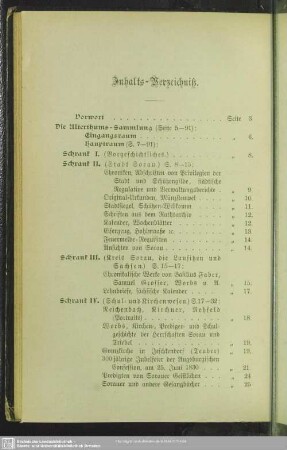 Die Alterthums-Sammlung des Vereins für die Geschichte Sorau's