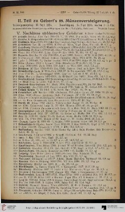 Versteigerungstag: 16. Sept. 1925 (Katalog Nr. 89,2)