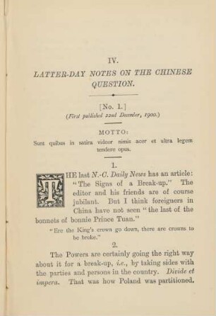 Latter-day notes on the Chinese question
