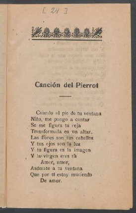 Canción del Pierrot