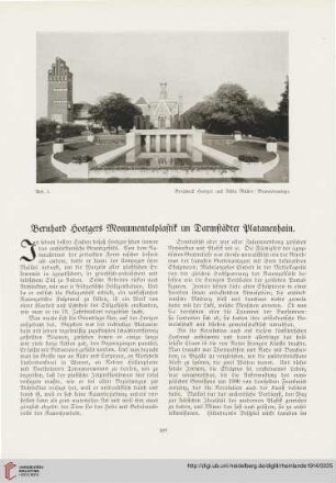 24: Bernhard Hoetgers Monumentalplastik im Darmstädter Platanenhain