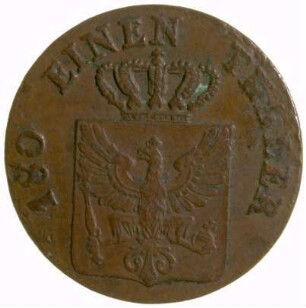 Münze, 2 Pfennig, 1827