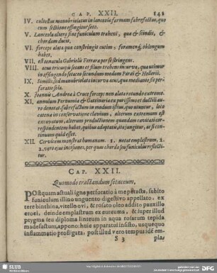 Cap. XXII. Quomodo tractandum setaceum