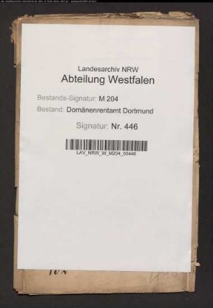 Ablösung einer Leibgewinnrente aus einem Wohnhaus in Castrop durch Wilhelm Türich in Castrop