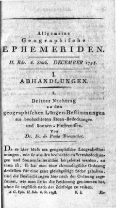 6. Stück December 1798