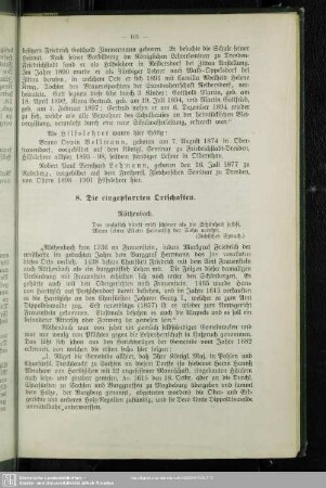 8. Die eingepfarrten Ortschaften