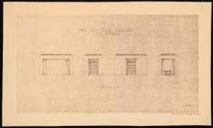 Schloss Posen, Posen Umbau: Vorhalle 1:50