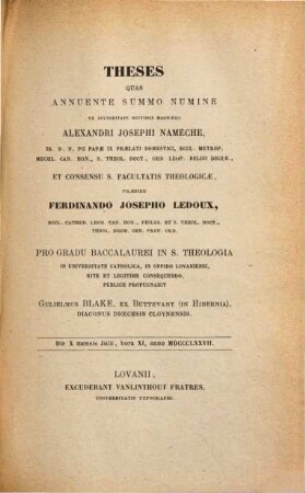 Theses. 1876/77