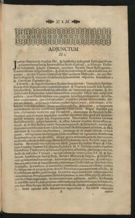 Adjunctum