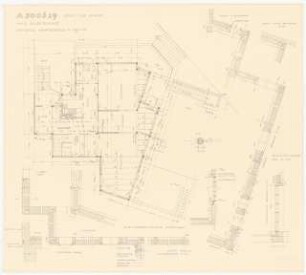 Schmitz-Häuser, Biberach/Riss Wohnhaus Guido Schmitz: Grundriss Hauptgeschoss: Grundriss 1:50, Detailschnitte 1:10