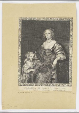 Margarita de Carlile Comitissa, Blatt 4 der Folge "Grafen und Gräfinnen"
