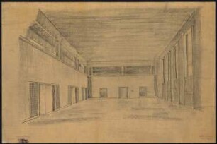Haus des Rundfunks, Berlin-Charlottenburg: Perspektivische Ansicht Saal 3