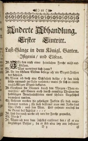 Anderte Abhandlung.