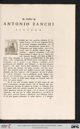 Antonio Zanchi pittore