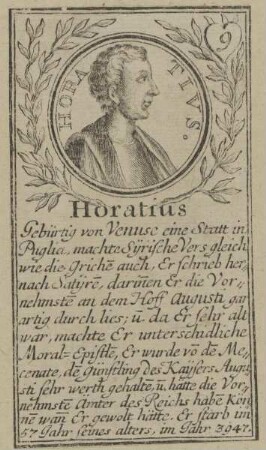 Bildnis des Horatius