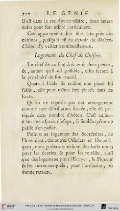 Logement du Chef de Cuisine
