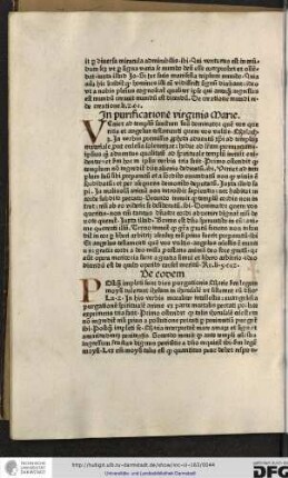 In purificatione virginis Marie.