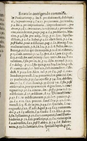 Errata in corrigendo commissa.