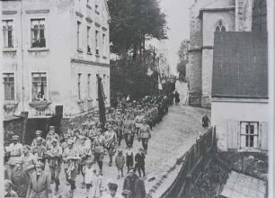 Trauermarsch anlässlich des Begräbnisses von Ernst Müller in Johanngeorgenstadt : Trauermarsch anlässlich des Begräbnisses von Ernst Müller in Johanngeorgenstadt