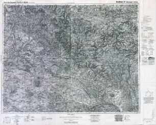 Reichskarte: Großblatt 111 Meiningen-Coburg