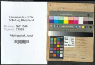 Entnazifizierung Josef Frielingsdorf , geb. 28.09.1915 (Polizist)
