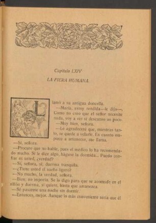 Capítulo LXIV - La fiera humana