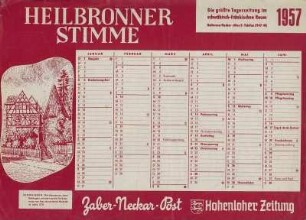 Werbekalender der "Heilbronner Stimme"