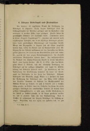 6. Kürzere Arbeitszeit und Produktion