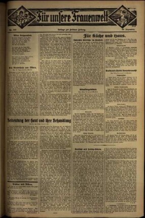 Zweite Ausgabe vom Donnerstag, den 29. Dezember 1932.
