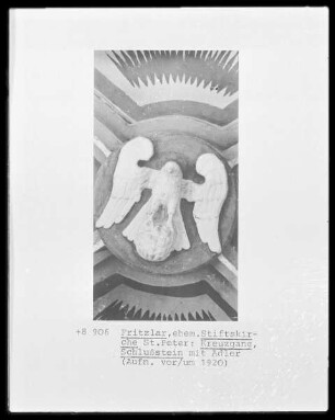 Schlussstein mit Adler