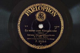 Es waren zwei Königskinder : Volkslied