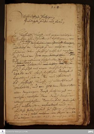 Brief von August Hermann Francke an Sophie Auguste von Anhalt-Bernburg.