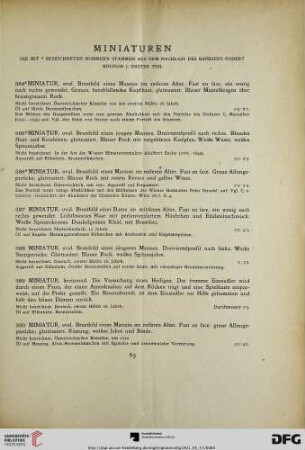 Miniaturen (Nr. 384-419)